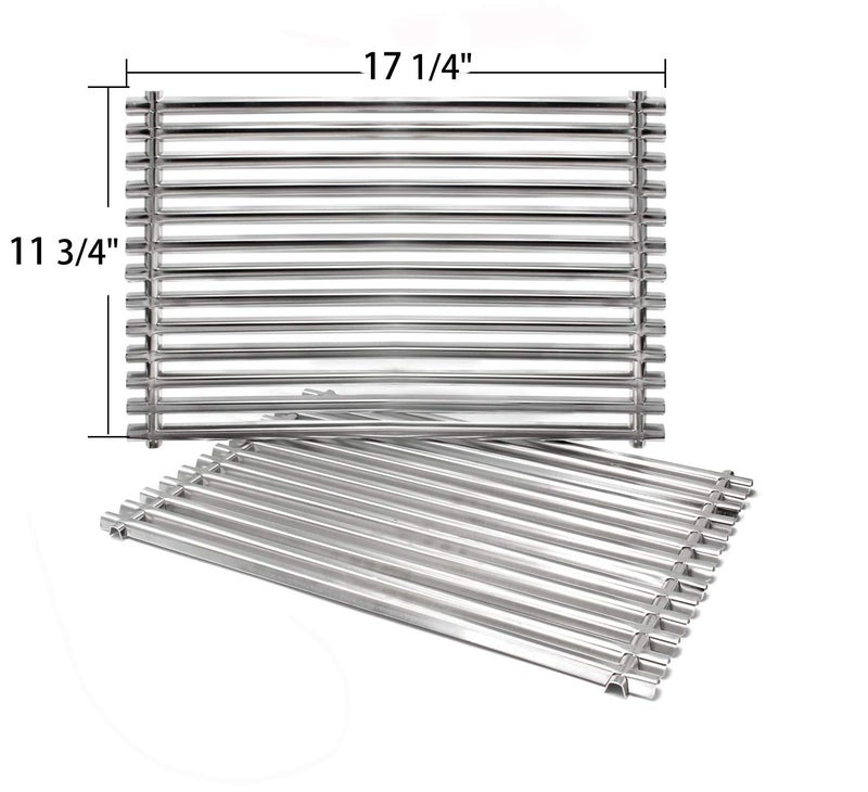 Hongso SUS304 Stainless Steel Grill Grates 7527 65619 7638 7525 for weber Genesis Silver Gold B & C 1000-5000, Weber Spirit I & II 300 Series E & S 310 315 320 330 335 Spirit 700, Weber 900 Gas Models - Image 2